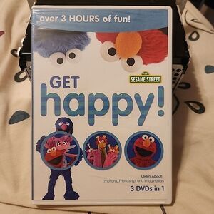Sesame Street Get Happy 3 (DVD) New Sealed